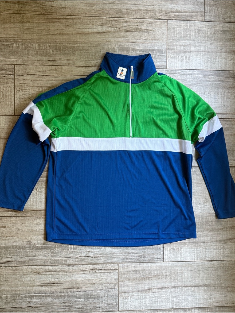 Official Vancouver 2010 Olympic Games 1/4 Zip Pullover XP Apparel - Size L